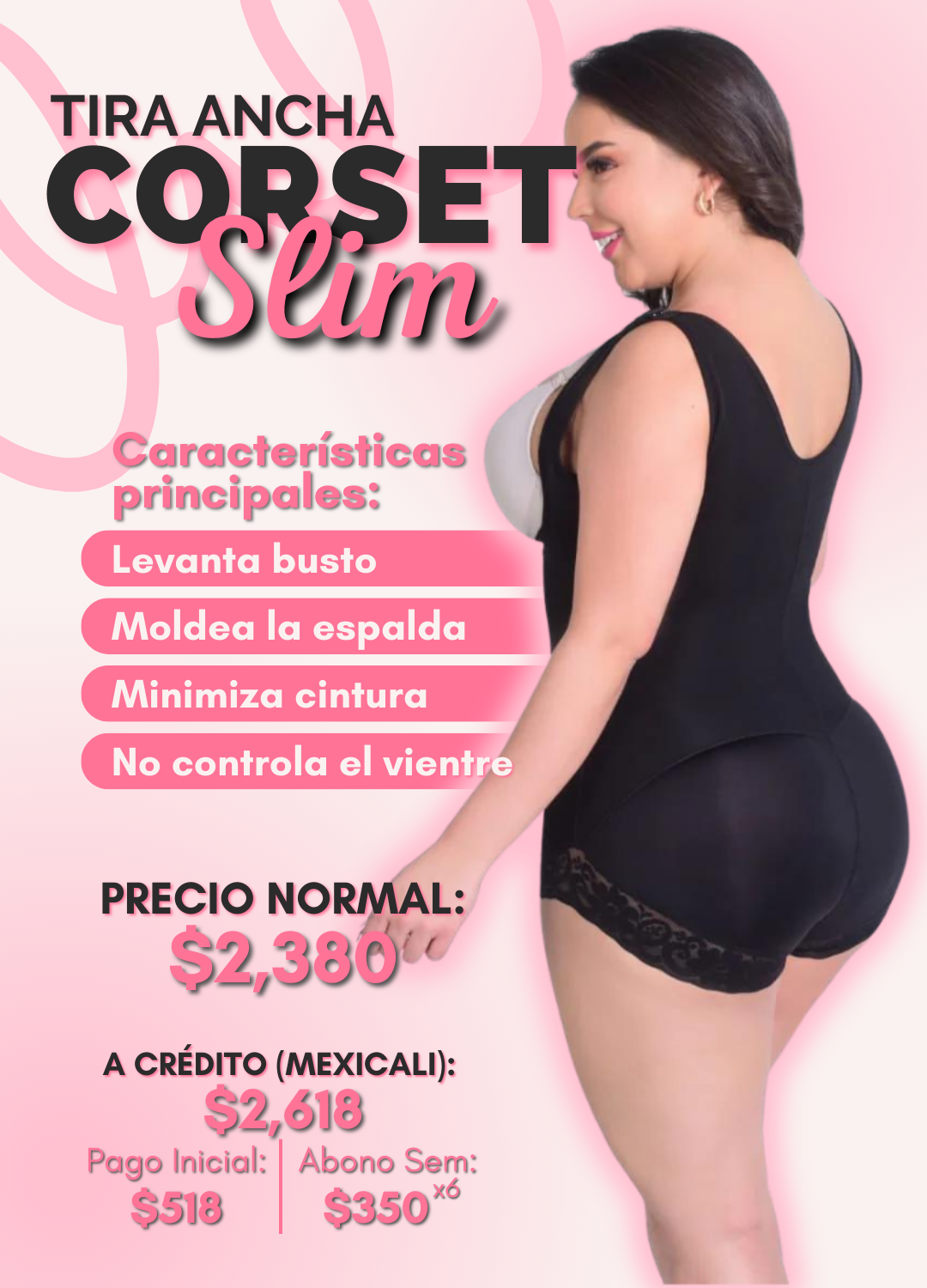 Corset Slim Tira Ancha