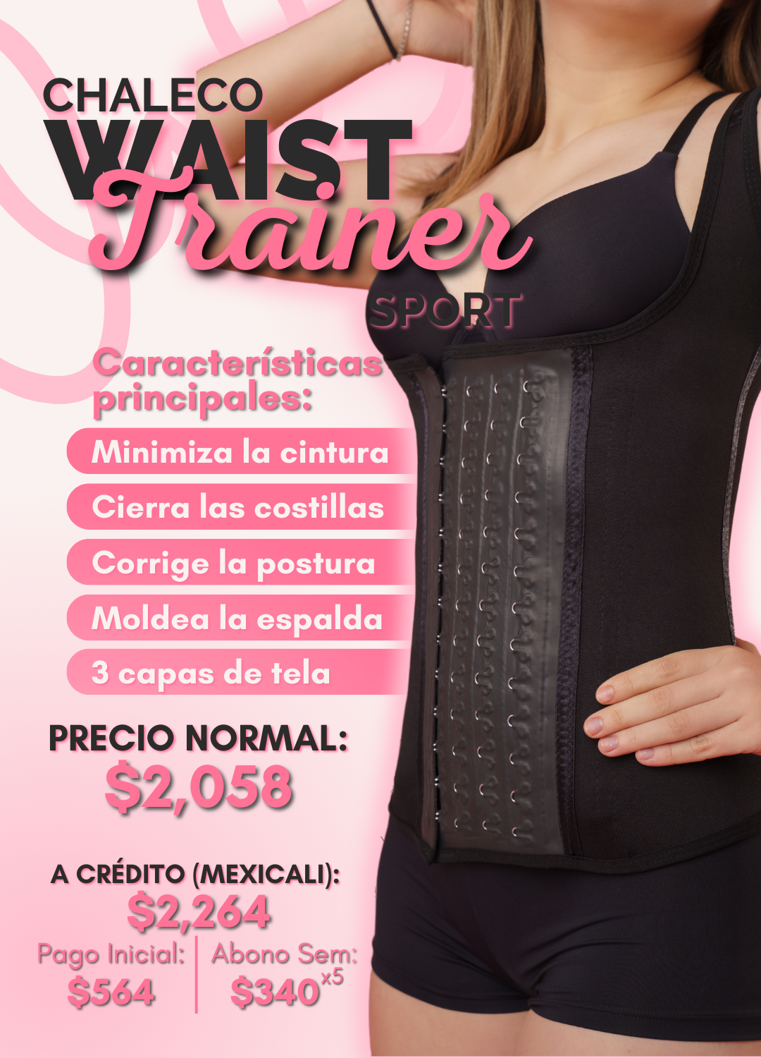 Chaleco Waist Trainer Sport